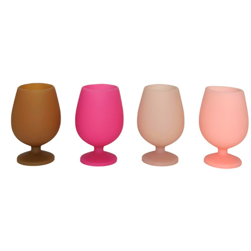 Silicone wine glasses sales